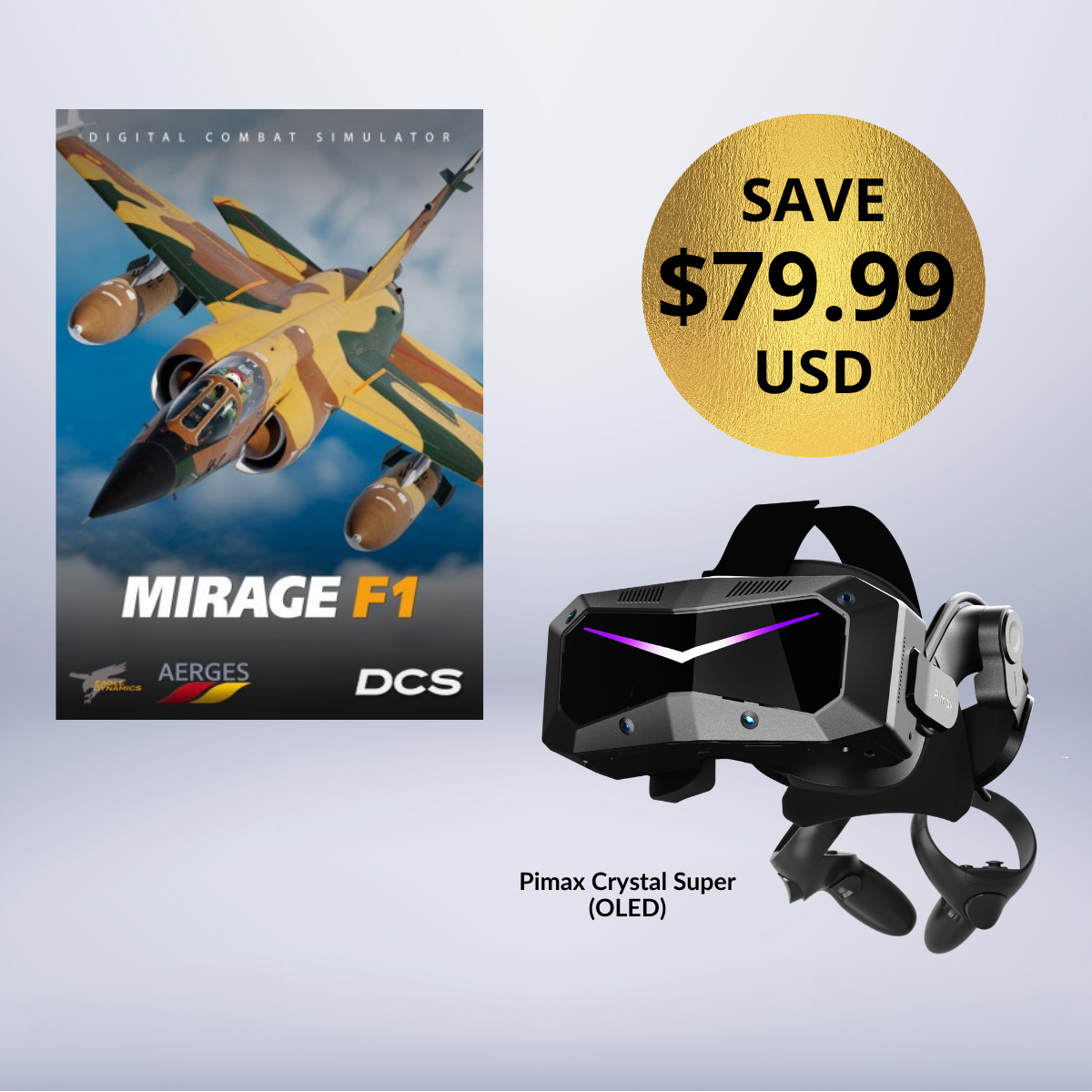 Pimax Crystal Super 8K Micro-OLED + kostenloses Mirage-F1-Addon-Bundle